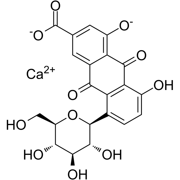 Rhein-8-glucoside calcium salt