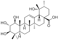 1,2,3,19-Tetrahydroxy-12-ursen-28-oic acid
