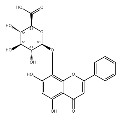 Norwogonin-8-O-glucuronide