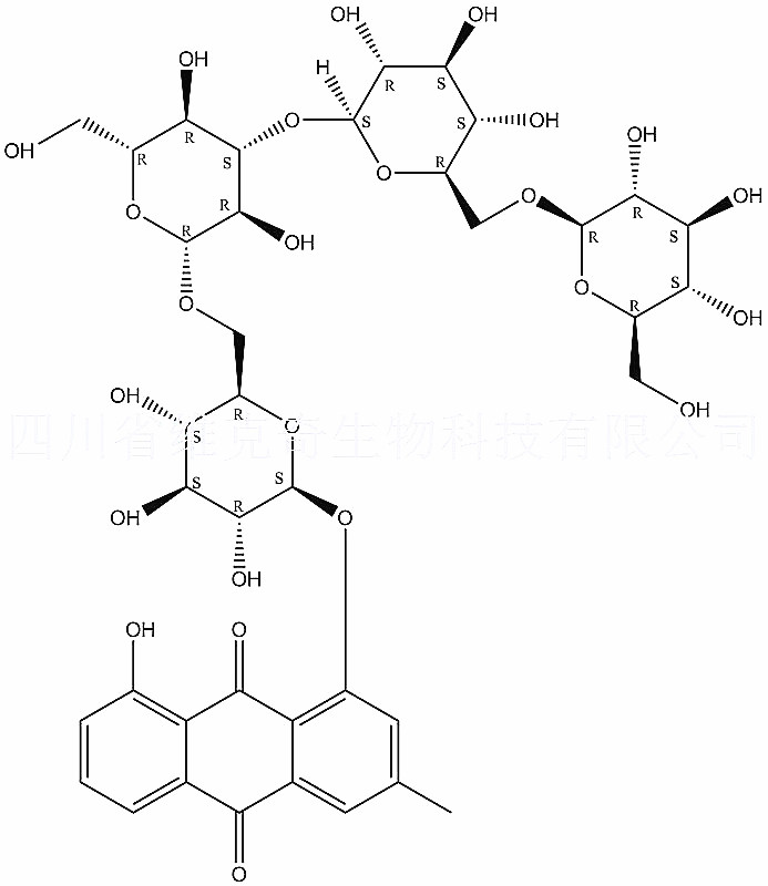 Chrysophanol 1-O-beta-tetraglucoside