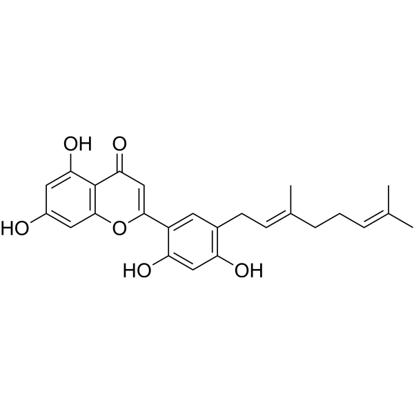 5'-Geranyl-5,7,2',4'-tetrahydroxyflavone