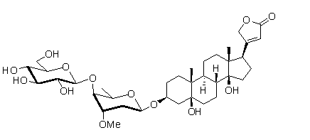 Periplogenin 3-[O-beta-glucopyranosyl-(1->4)-beta-sarmentopyranoside]