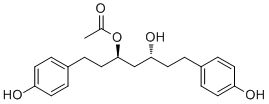 5-Hydroxy-1,7-bis(4-hydroxyphenyl)heptan-3-yl acetate
