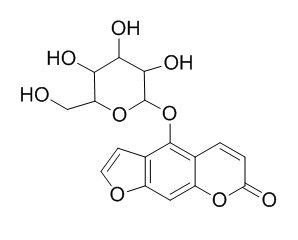 Bergaptol-beta-glucopyranoside