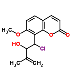 8-(1-Chloro-2-hydroxy-3-methylbut-3-enyl)-7-methoxycoumarin