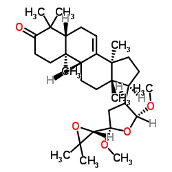 21,23:24,25-Diepoxy-21,23-dimethoxytirucall-7-en-3-one