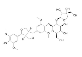 (-)-Syringaresinol 4-(2''-apiosylglucoside)