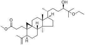 24-Hydroxy-25-ethoxy-3,4-secocycloart-4(28)-en-3-oic acid methyl ester