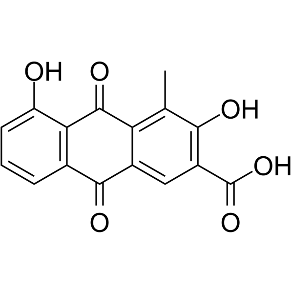 1-Methyl-2,8-dihydroxy-3-carboxy-9,10-anthraquinone
