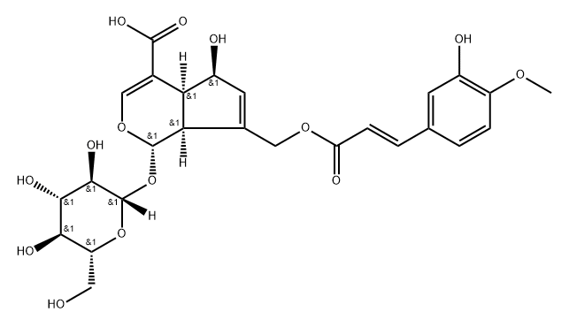 10-O-trans-p-Feruloylscandoside