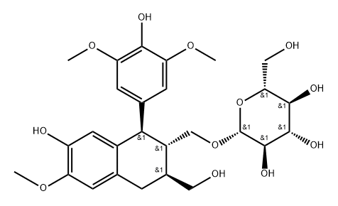 (-)-5'-Methoxyisolariciresinol 3alpha-O-beta-glucopyranoside