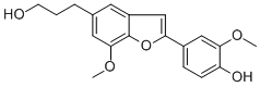 2-4-Hydroxy-3-methoxyphenyl-7-methoxy-5-benzofuranpropanol