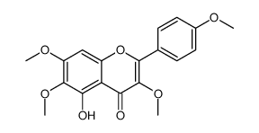 5-Hydroxy-3,6,7,4'-tetramethoxyflavone