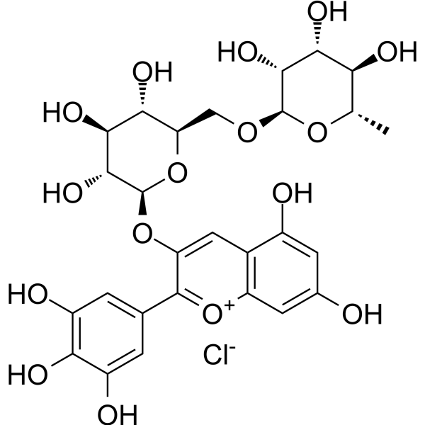 Delphinidin-3-O-rutinoside chloride