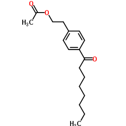 1-Octanone,1-[4-[2-(acetyloxy)ethyl]phenyl]