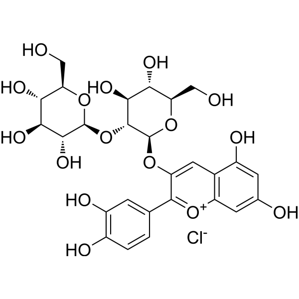 Cyanidin 3-sophoroside chloride
