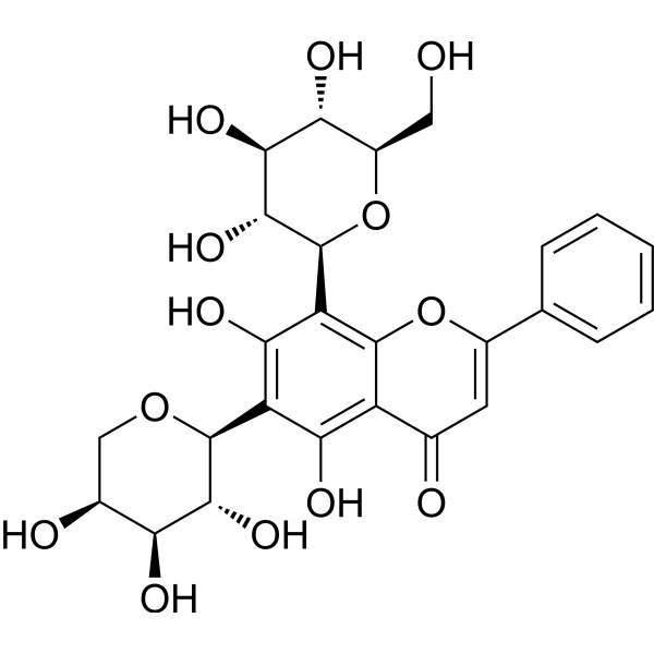 Chrysin 6-C-arabinoside 8-C-glucoside