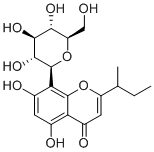 8-Glucosyl-5,7-dihydroxy-2-(1-methylpropyl)chromone