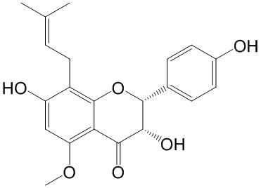 (2R,3S)-3,7,4'-Trihydroxy-5-methoxy-8-prenylflavanone