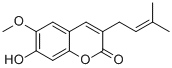 7-Hydroxy-6-methoxy-3-prenylcoumarin