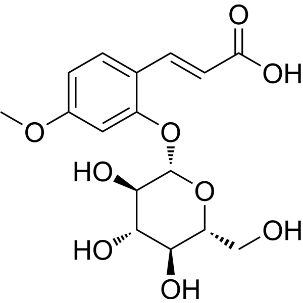 2-Glucosyloxy-4-methoxycinnamic acid (Z-GMCA)