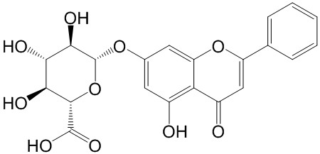 Chrysin 7-O-beta-D-glucopyranuronoside