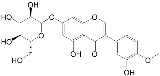 Pratensein 7-O-glucopyranoside