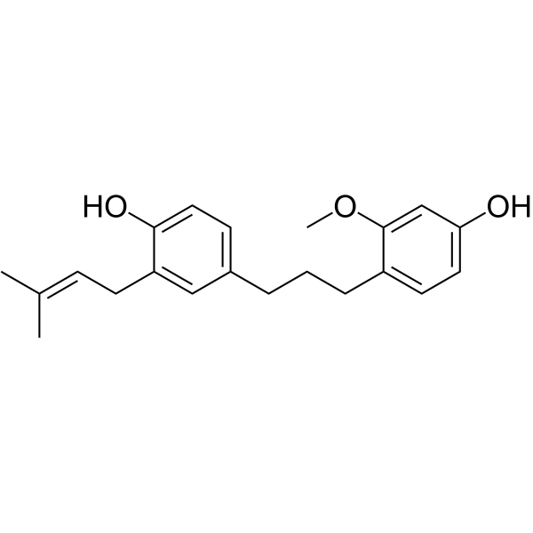1-(4-Hydroxy-2-methoxyphenyl)-3-(4-hydroxy-3-prenylphenyl)propane
