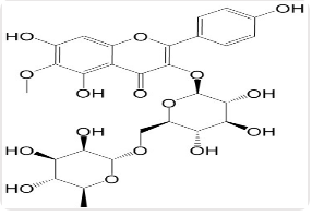 6-Methoxykaempferol 3-O-rutinoside