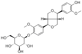 (-)-Pinoresinol 4-O-glucoside