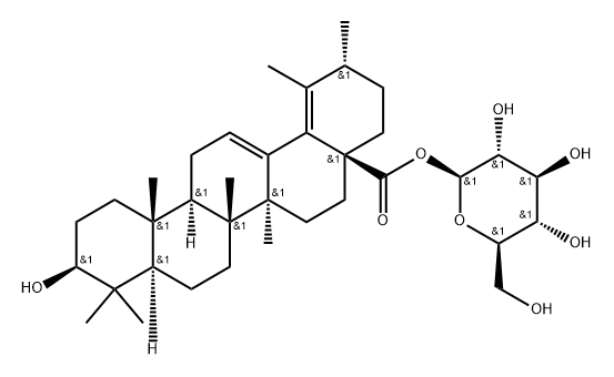 3beta-Hydroxyurs-12,18-dien-28-oic acid beta-D-glucopyranosyl ester