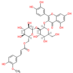 Quercetin 3-O-[2-O-(6-O-E-feruloyl)-beta-D-glucopyranosyl]-beta-D-galactopyranoside