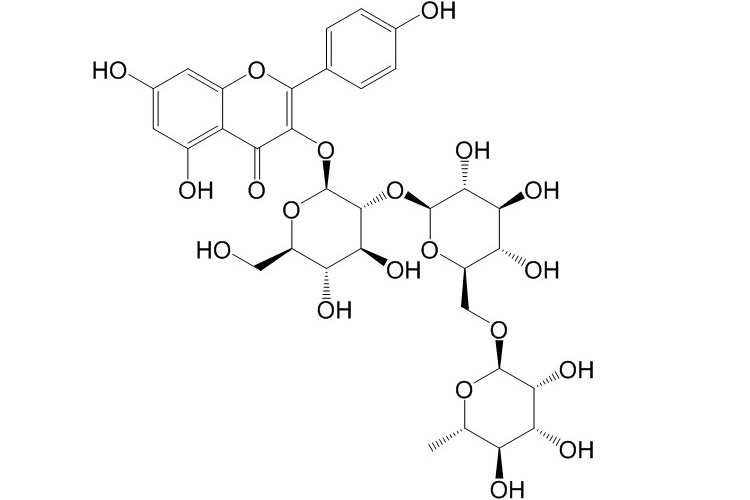 Kaempferol-3-O-alpha-L-rhamnopyranosyl-(1->6)-beta-D-glucopyranosyl-(1->2)-beta-D-glucopyranoside