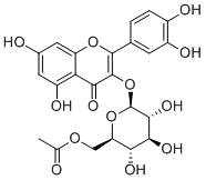 Quercetin-3-O-glucose-6''-acetate