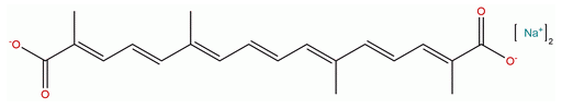 Trans sodium crocetinate