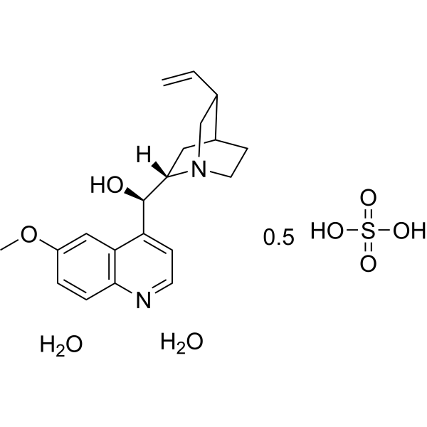 Quinine sulfate dihydrate