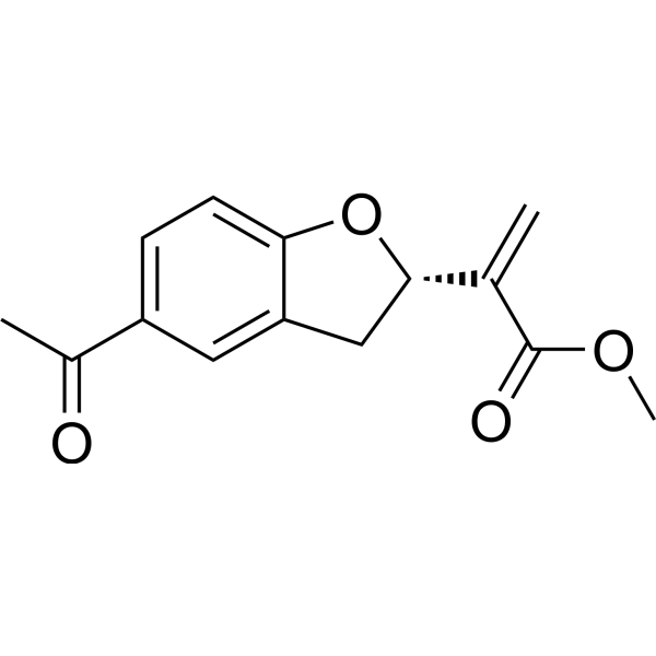 Methyl 2-(5-acetyl-2,3-dihydrobenzofuran-2-yl)propenoate