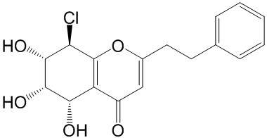 (5S,6S,7S,8R)-8-Chloro-5,6,7-trihydroxy-2-phenylethyl-5,6,7,8-tetrahydro-4H-chromen-4-one