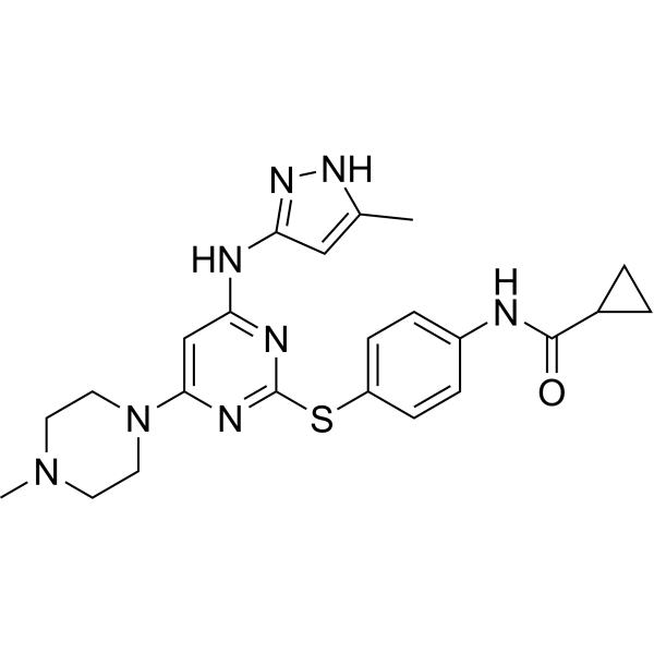 Tozasertib (MK-0457)