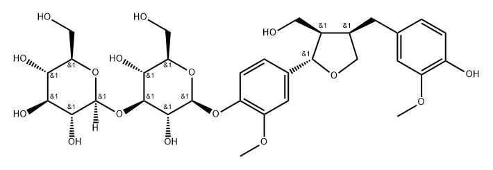 (+)-Lariciresinol 4'-O-beta-D-Glucopyranosyl-(1->3)-beta-D-glucopyranoside