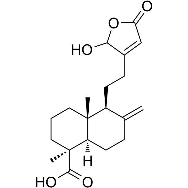 16-Hydroxy-8(17),13-labdadien-15,16-olid-19-oic acid