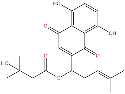 Beta-Hydroxyisovalerylshikonin