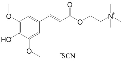 Sinapine thiocyanate
