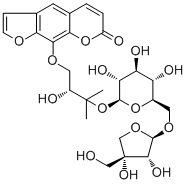 Heraclenol 3'-O-[beta-D-apiofuranosyl-(1-6)-beta-D-glucopyranoside]