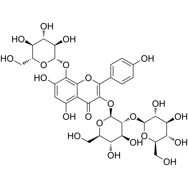 Herbacetin 3-sophoroside-8-glucoside