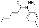 Sorbic acid, 1-p-tolylhydrazide