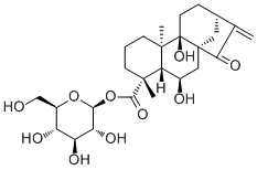 ent-6,9-Dihydroxy-15-oxo-16-kauren-19-oic acid beta-D-glucopyranosyl ester