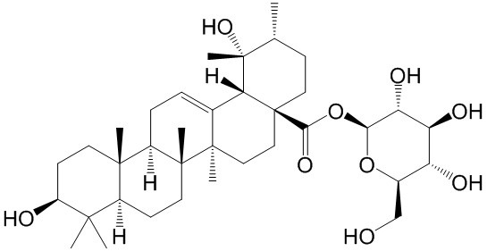 Pomolic acid 28-O-beta-D-glucopyranosyl ester
