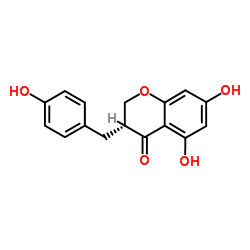 (3R)-2,3-Dihydro-5,7-dihydroxy-3-[(4-hydroxyphenyl)methyl]-4H-1-benzopyran-4-one
