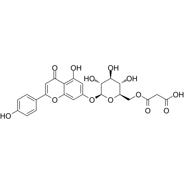 Apigenin 7-O-(6''-O-malonylglucoside)